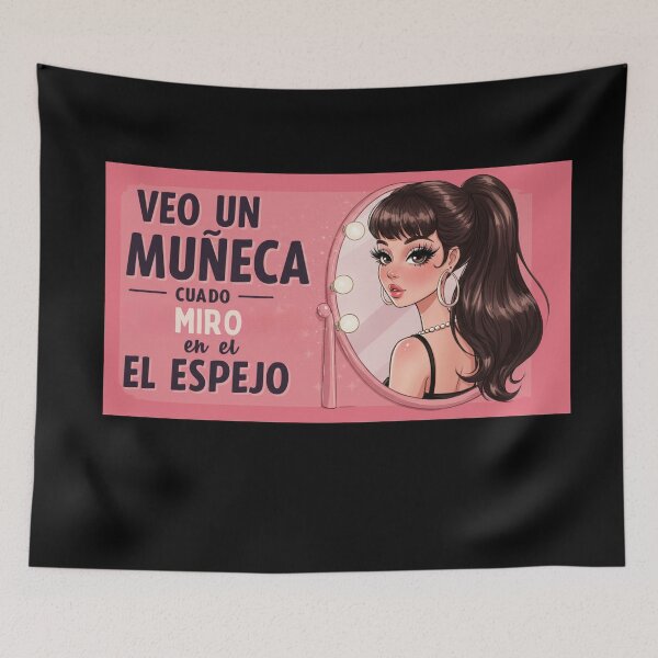 Item preview, VEO UNA MUÑECA CUANDO MIRO EN EL ESPEJO designed and sold by FitEnvy.