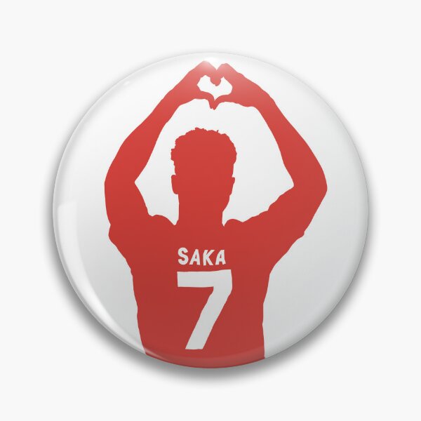 Item preview, Bukayo Saka Silhouette Illustration  designed and sold by samanthagarrett.