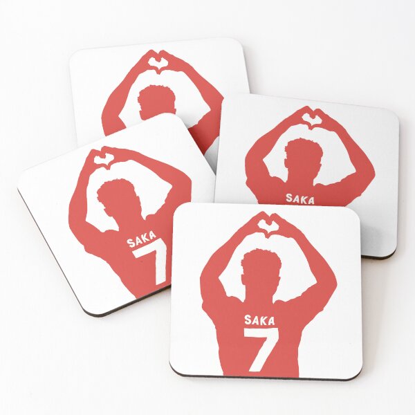 Item preview, Bukayo Saka Silhouette Illustration  designed and sold by samanthagarrett.