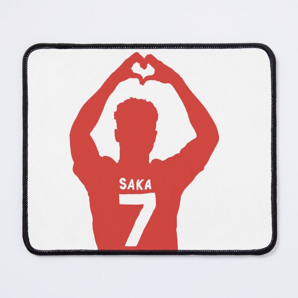 Item preview, Bukayo Saka Silhouette Illustration designed and sold by samanthagarrett.