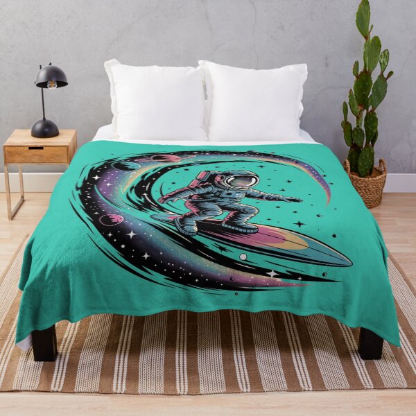 Item preview, Astronaut Surfing the Galaxy – Cosmic Space Surfer Art designed and sold by Sepinik.