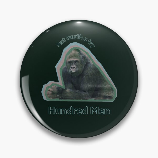 Item preview, 100 Men vs One Silverback Gorilla designed and sold by Chekky.