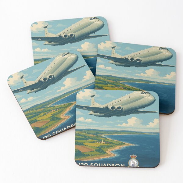Item preview, RAF Kinloss Vintage Poster designed and sold by Airpower Art.