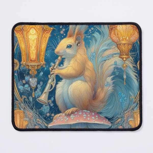 Item preview, Squirrel Flute Song designed and sold by SporeandCanvas.
