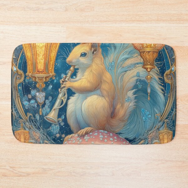 Item preview, Squirrel Flute Song designed and sold by SporeandCanvas.