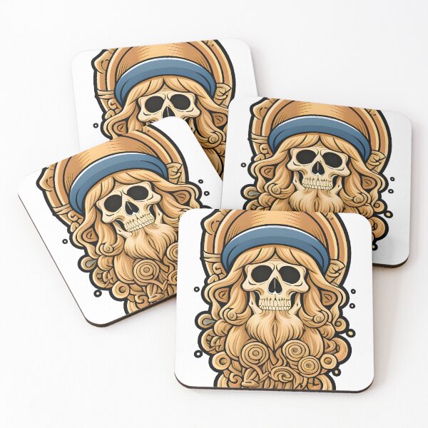Item preview, beard classic skull designed and sold by aliraweb.