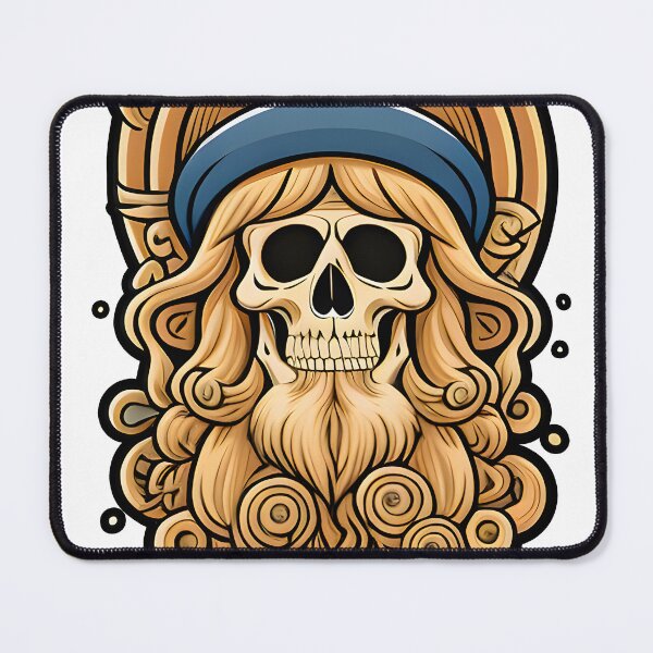 Item preview, beard classic skull designed and sold by aliraweb.