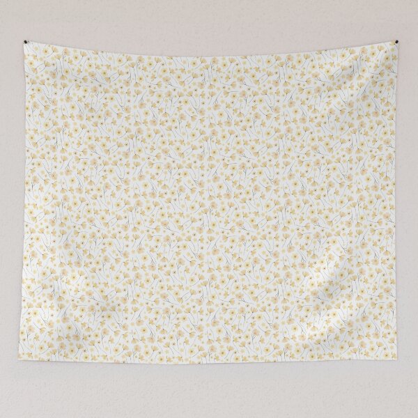Item preview, Yellow Ditsy Watercolor Floral Seamless Pattern designed and sold by IrisAndIvy.