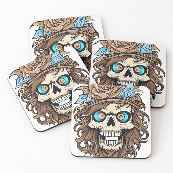 Item preview, hippy skull designed and sold by aliraweb.