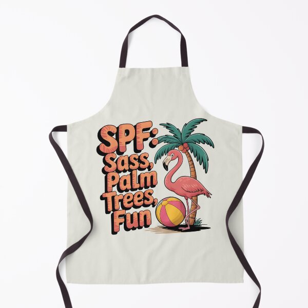 Item preview, SPF: Sass, Palm Trees, Fun Summer Vibes Quote designed and sold by Jollys-ArtShop.