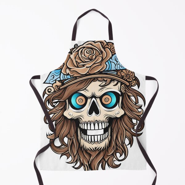 Item preview, hippy skull designed and sold by aliraweb.