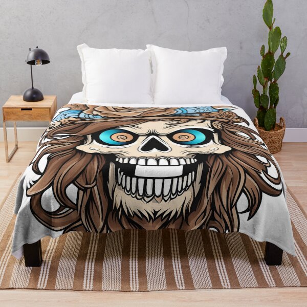 Item preview, hippy skull designed and sold by aliraweb.