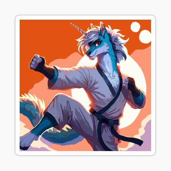 Item preview, Just This One Guy Was Kung Fu Fighting designed and sold by KlakkDrawsStuff.
