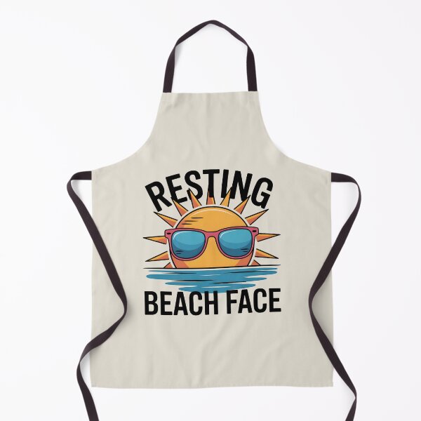 Item preview, Resting Beach Face Funny Summer Quote designed and sold by Jollys-ArtShop.
