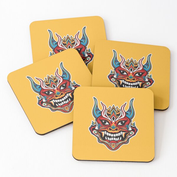 Artikelvorschau, psychedelische Hannya entworfen und verkauft von HauntedEmporium.