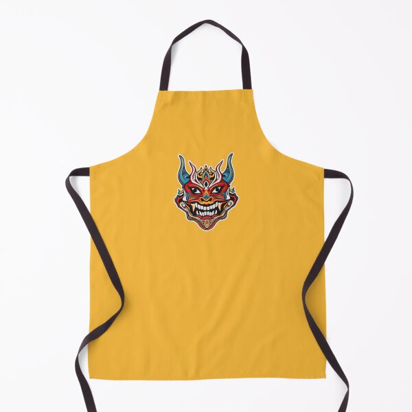 Item preview, psychedelic hannya designed and sold by HauntedEmporium.