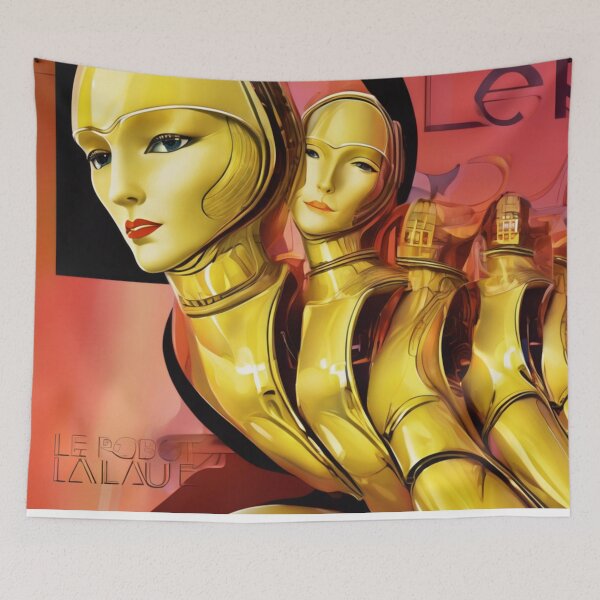 Item preview, Robot Love Art Illustrations from the 1800s | #52 designed and sold by NickWhittleArt.