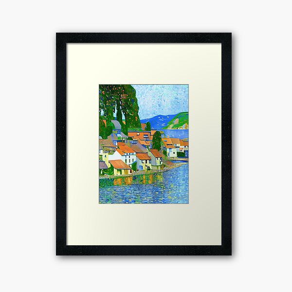 Item preview, Impressionist  Mediterranean Village by the Sea designed and sold by Marymarice.