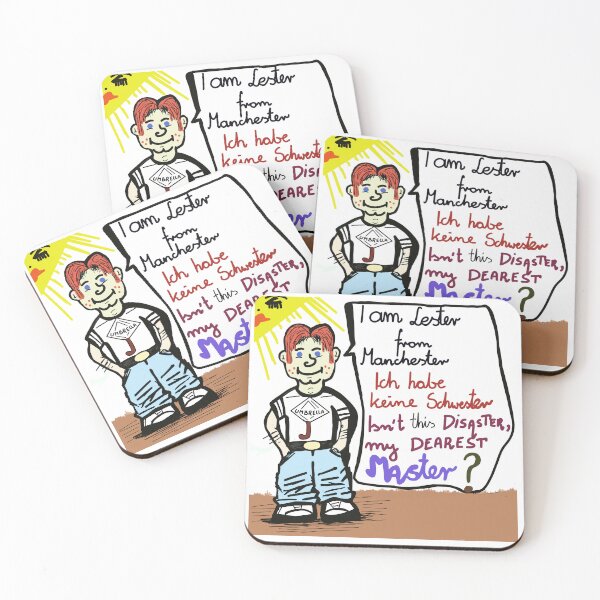Item preview, Quirky Cartoon Character | English-German Humor | Funny Multilingual Design designed and sold by JW3164..
