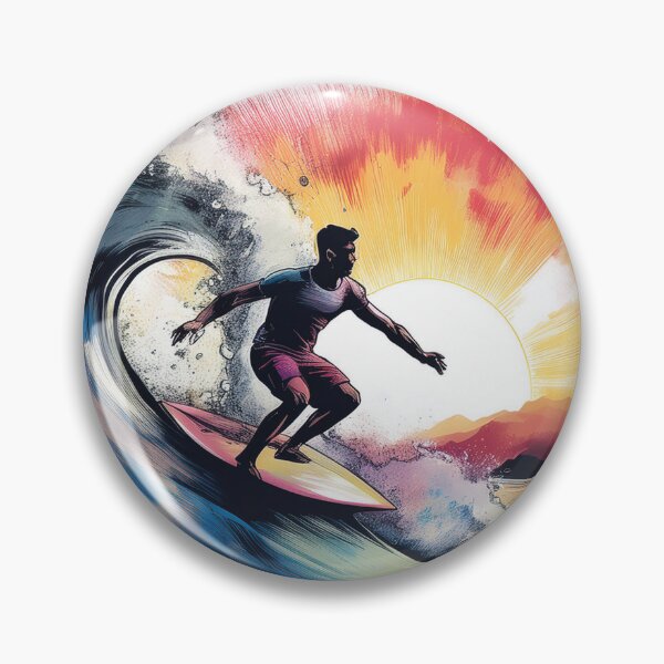 Artikelvorschau, Surfen, Surfer, Ozeanlandschaftsmalerei, Brandung, tropisch, Sommer, Sand, Sonne, Meer, Strand, Ozeanlandschaft entworfen und verkauft von navitalidesign.