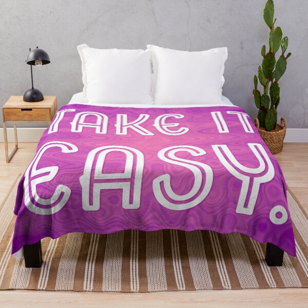 Item preview, Take it Easy - Peony and Violet Wave designed and sold by sillyjess.
