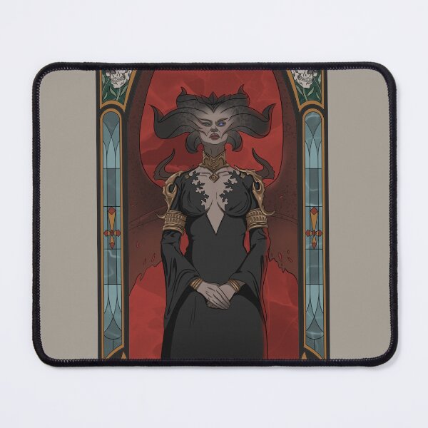 Item preview, Lilith – Diablo IV Mother of Sanctuary Fan Art Print designed and sold by TheSpellboundArtist.