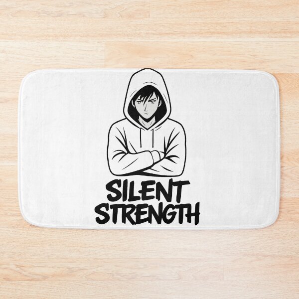 Item preview, Silent Strength – Anime style design designed and sold by Rukage.