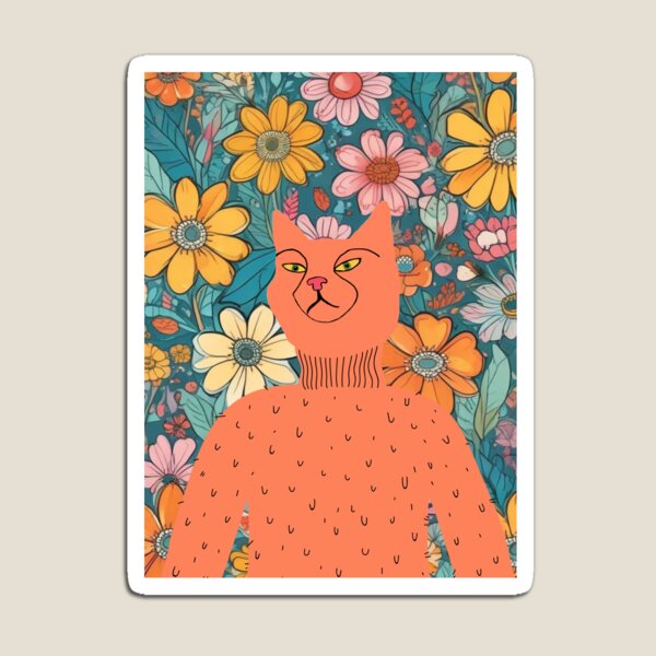 Aperçu de l'œuvre Chat orange créée et vendue par GasconyPassion.