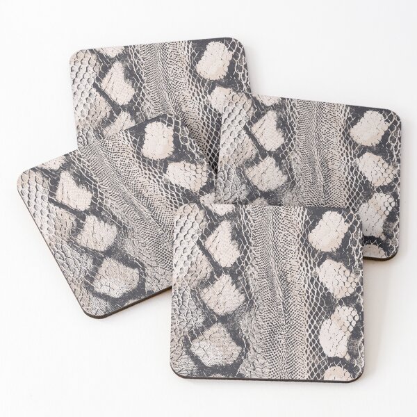 Item preview, Beige Black Snake Skin Pattern – Bold Python Animal Print for Fashion designed and sold by trajeado14.