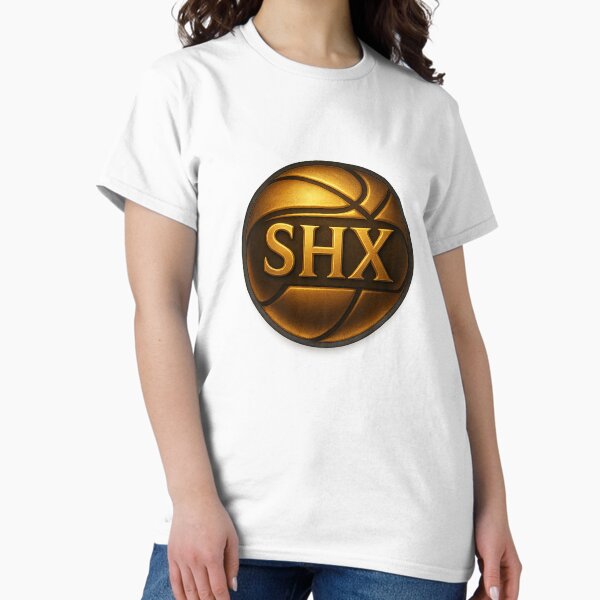 Item preview, Golden Basketball SHX Logo | Glowing Emblem Design designed and sold by shxbrand.