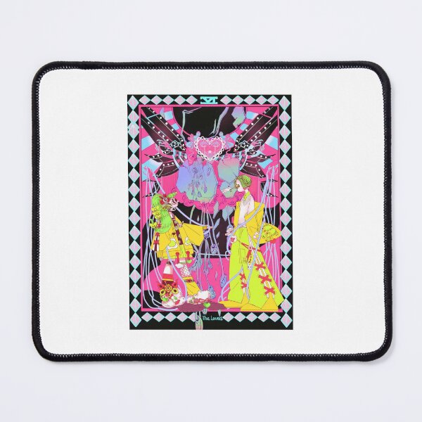 Item preview, The Lovers – Cyber Subculture Tarot Postcard designed and sold by qinyanqi666.
