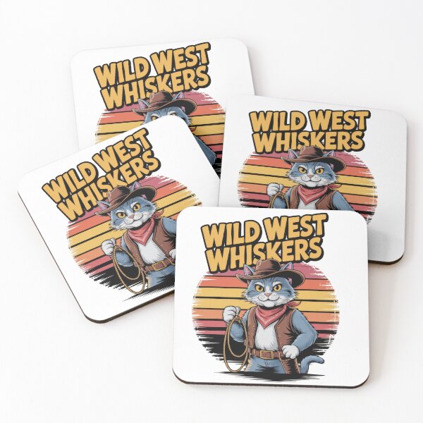 Item preview, Wild West Whiskers – Cowboy Cat Funny Retro Design designed and sold by EpicMediaShop.