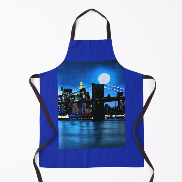 Item preview, Brooklyn Bridge Under a Full Moon designed and sold by Marymarice.