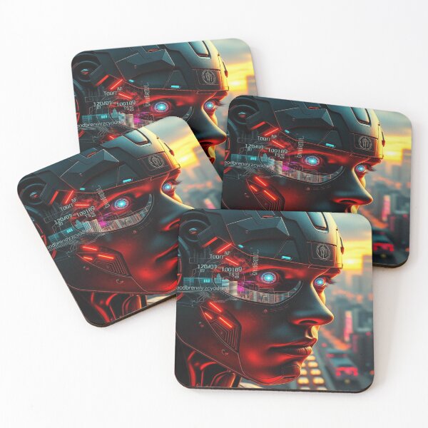 Item preview, Cyberpunk vision – neon dreams and digital worlds designed and sold by FotoworldEdel.