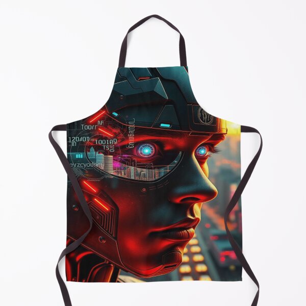 Item preview, Cyberpunk vision – neon dreams and digital worlds designed and sold by FotoworldEdel.