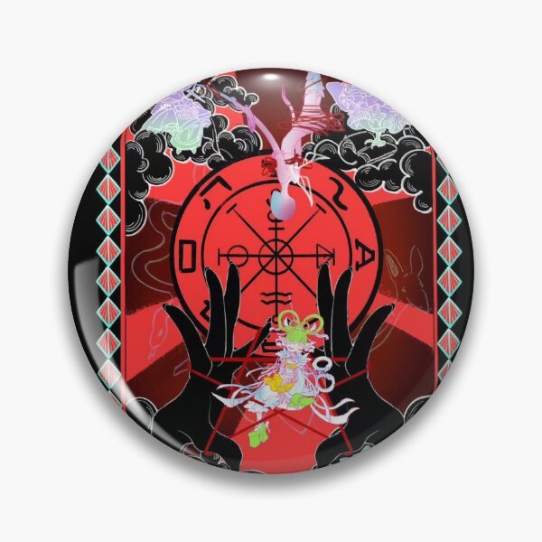 Item preview, Wheel of Fortune Tarot Card – Cyber Subculture Ukiyo-e Style designed and sold by qinyanqi666.