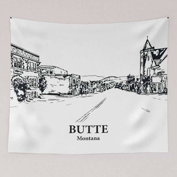 Item preview, Butte - Montana designed and sold by Lakeric Cityscapes.