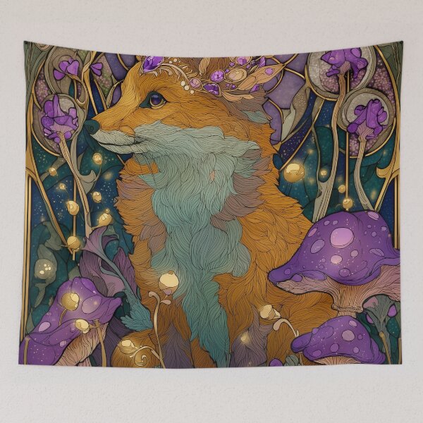 Item preview, Fox Tiara Twirl designed and sold by SporeandCanvas.