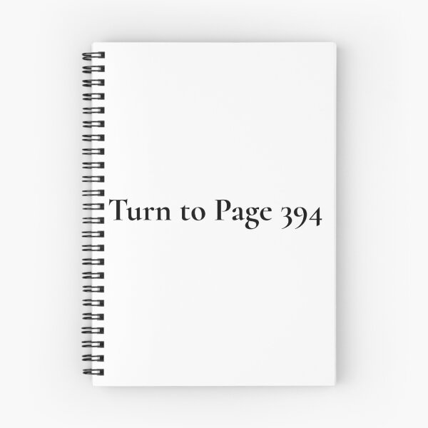 Item preview, Turn to Page 394 designed and sold by GhostprintUK.
