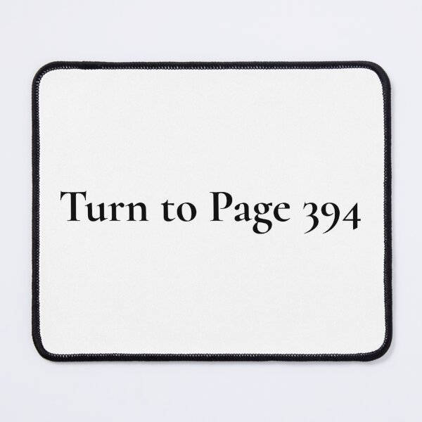 Item preview, Turn to Page 394 designed and sold by GhostprintUK.