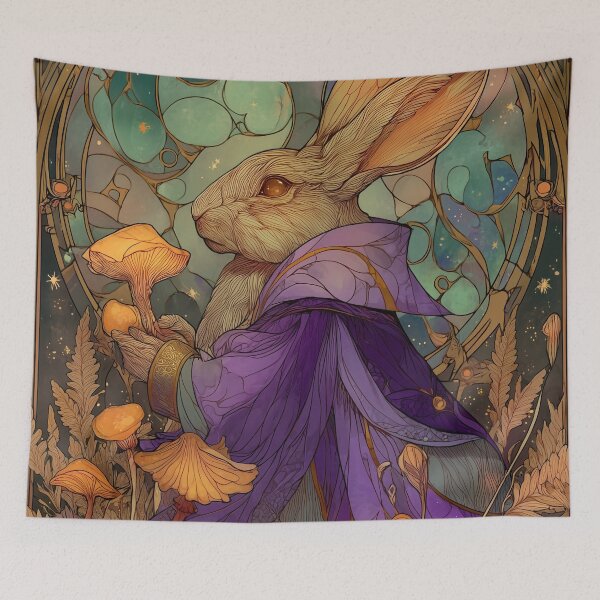 Item preview, Hare Totem Carve designed and sold by SporeandCanvas.