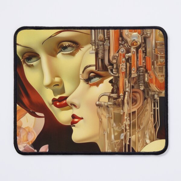 Item preview, Robot Love Art Illustrations from the 1800s | #56 designed and sold by NickWhittleArt.