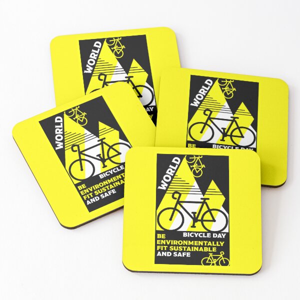 Item preview, World Bicycle Day Graphic Art Gift designed and sold by happygiftideas.