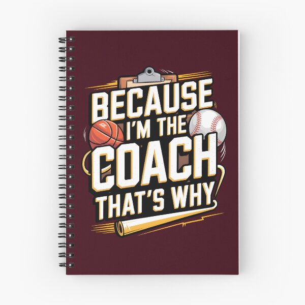 Item preview,  Because I'm The Coach That's Why designed and sold by box-artshop.