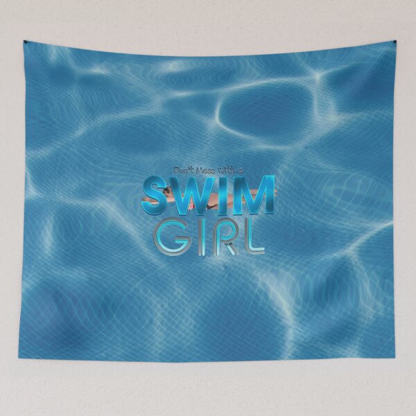 Item preview, Don't Mess With a Swim Girl designed and sold by teepossible.