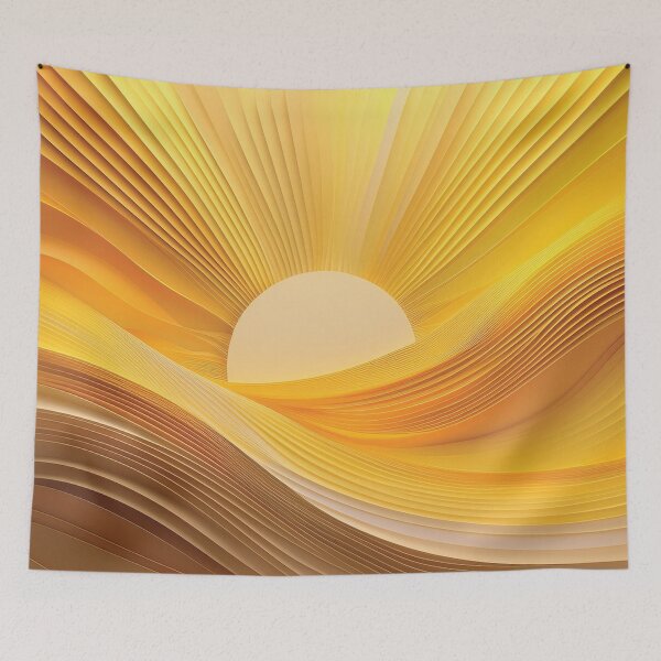 Item preview, HAPPY SUNSHINE, Yellow sun, summer vibes,  sunset, sun rays, brilliant Yellow sun, sunshine,  happy days designed and sold by navitalidesign.