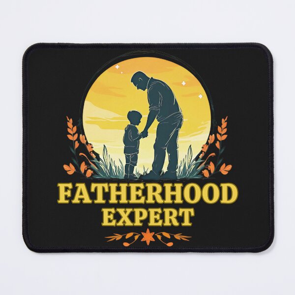 Item preview, Fatherhood Expert: Inspiring Dad And Child Silhouette With Sunset For Proud Fathers designed and sold by elynne9.