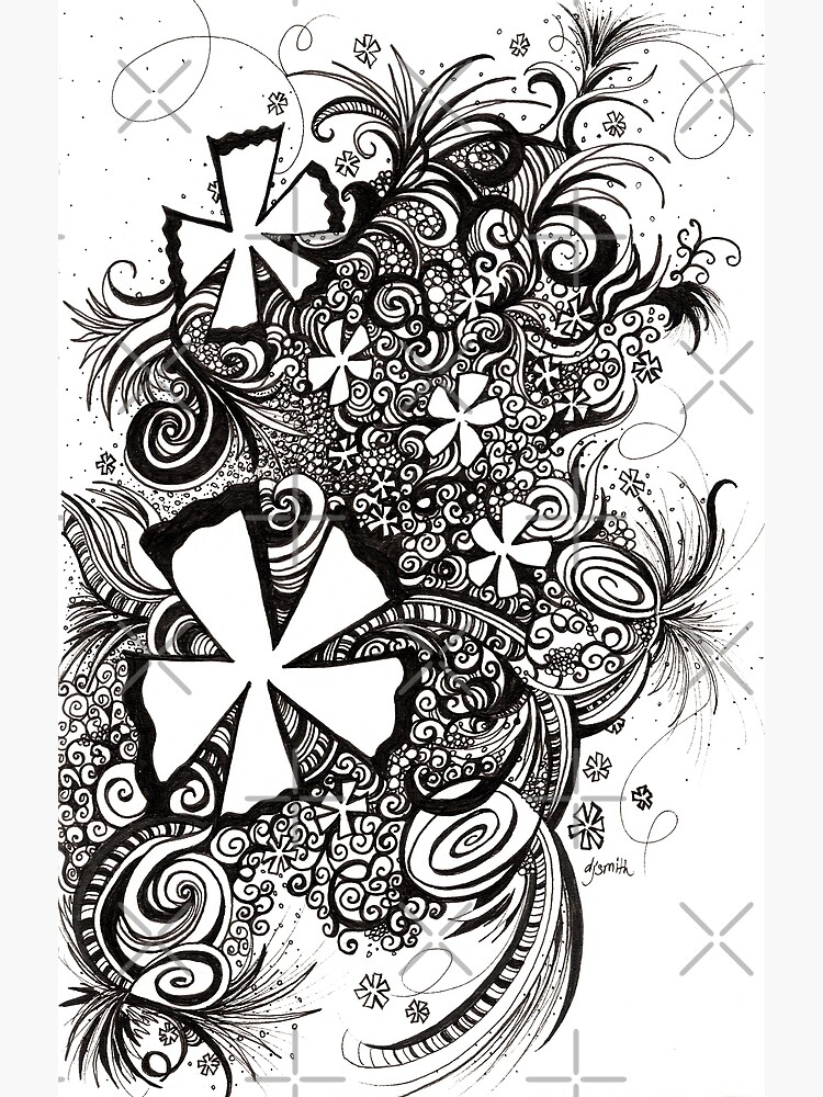 Delirium, Ink Drawing by djsmith70