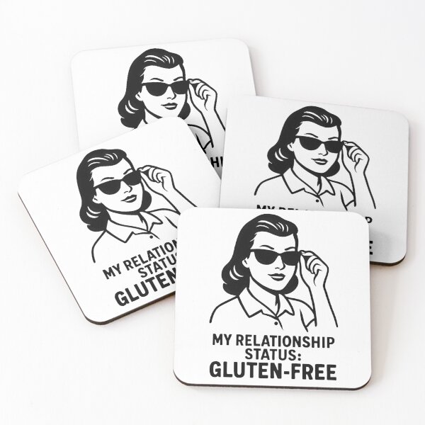 Item preview, Funny Gluten-Free Quote - My Relationship Status designed and sold by tinytwist.