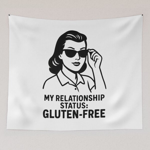 Item preview, Funny Gluten-Free Quote - My Relationship Status designed and sold by tinytwist.